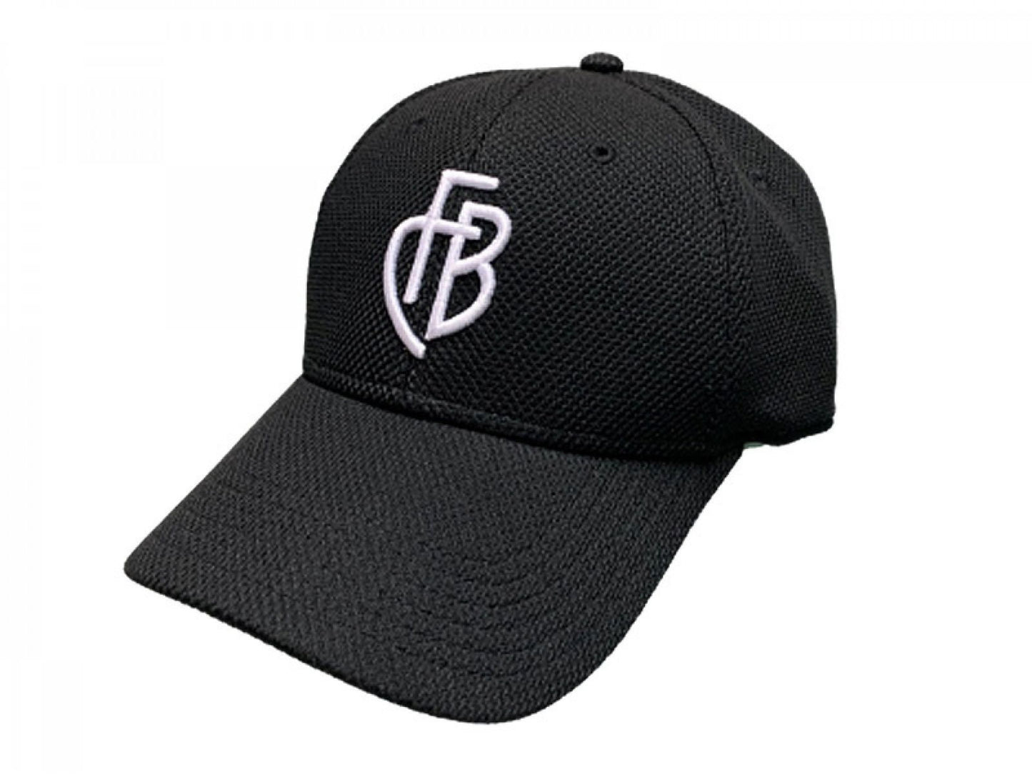Mesh Cap schwarz mit Monogrammstick