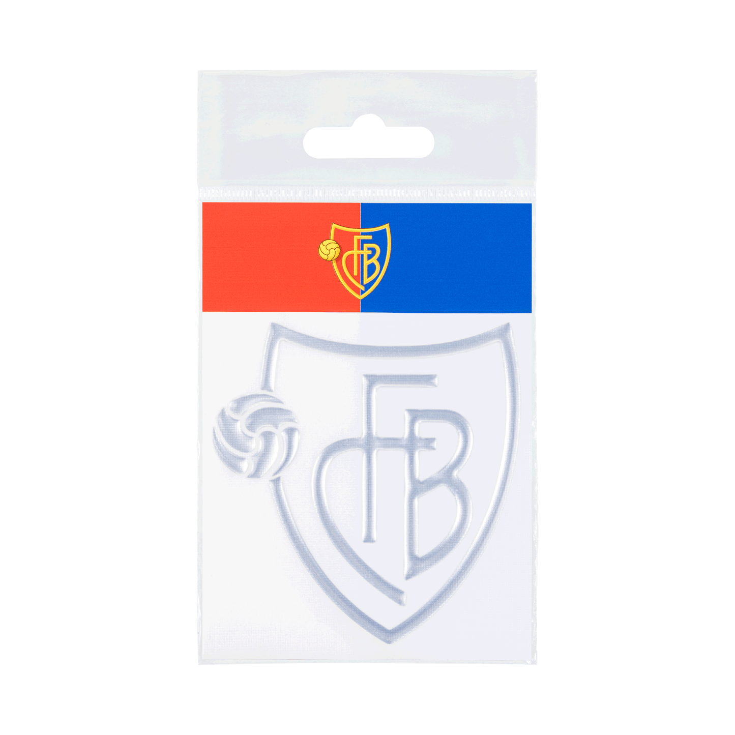 3D Kleber FC Basel silber