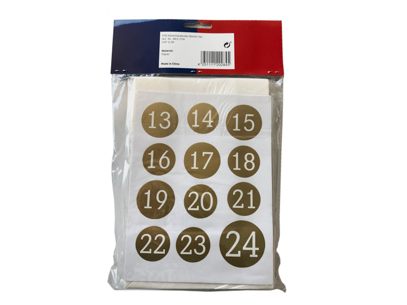 FCB Adventskalender-Bastelset