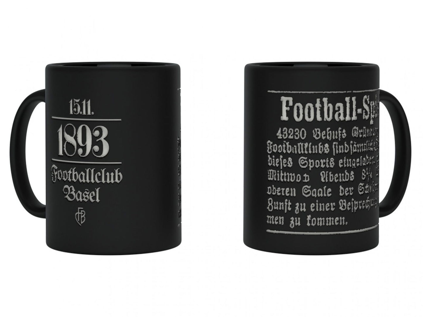 Tasse schwarz 1893