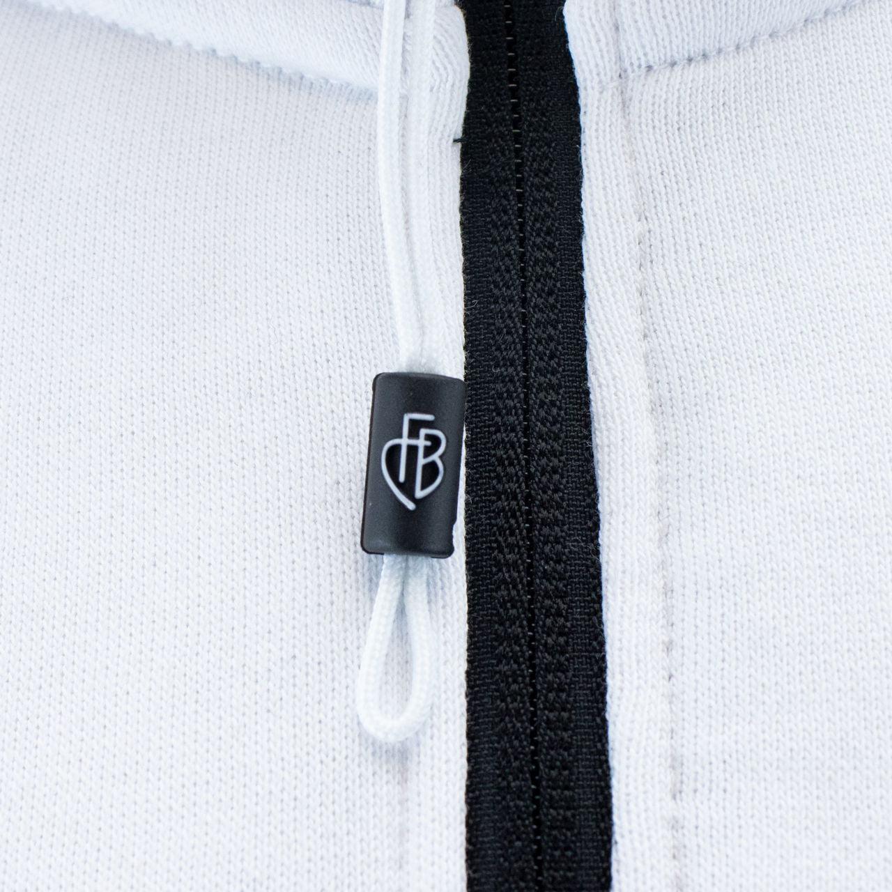 Half-Zip Sweatshirt schwarz/weiss BS