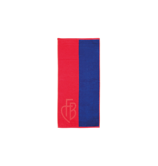 FCB-Handtuch rotblau Mono