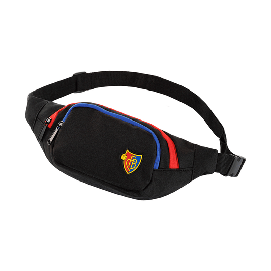 Bauchtasche schwarz Wappen