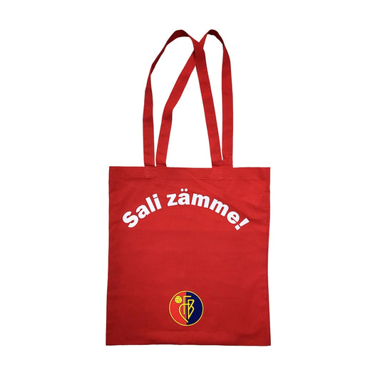 Baumwolltasche "Sali zämme!"