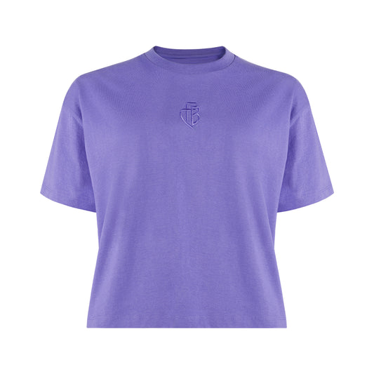 T-Shirt Damen Mono purple