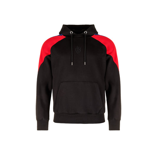 Hoodie Kids schwarz / rotblau