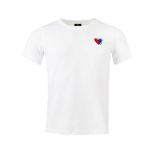 T-Shirt Kids Herz off white