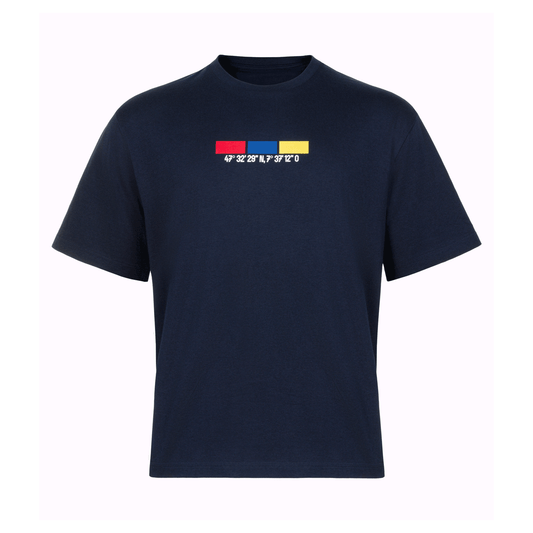 T-Shirt Navy Koordinaten