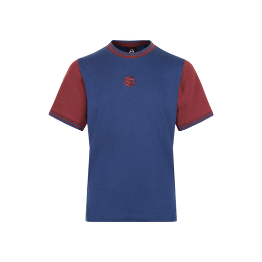 T-Shirt Kids rotblau Ball