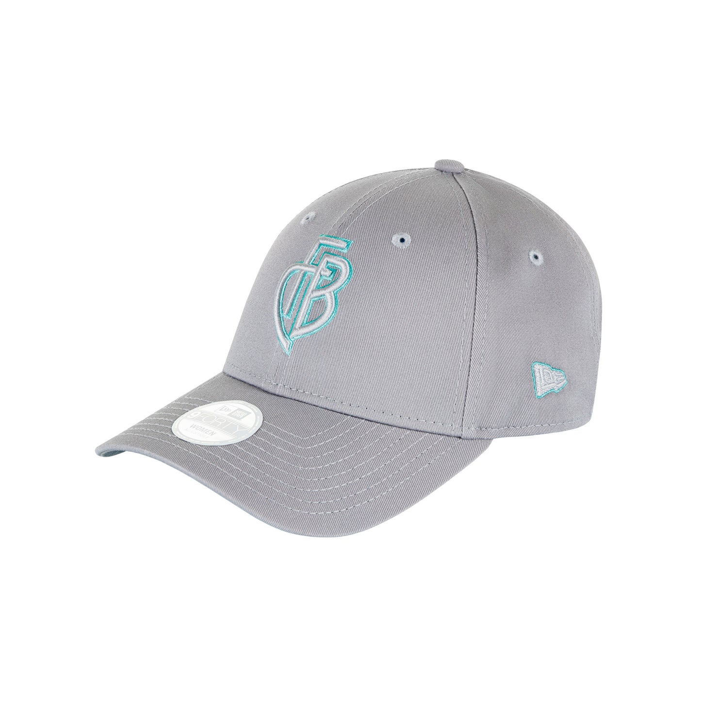 NewEra 9forty, Keyline gray, Wmns