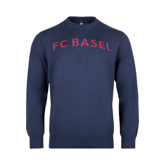 Strickpullover FC Basel navy