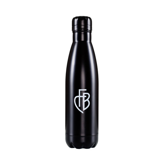 Trinkflasche Mono schwarz