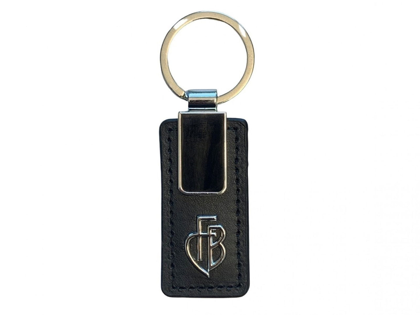 Lederschlüsselanhänger Monogramm