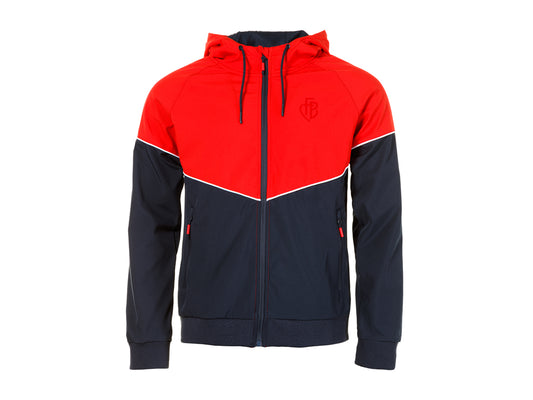 Softshelljacke rotblau