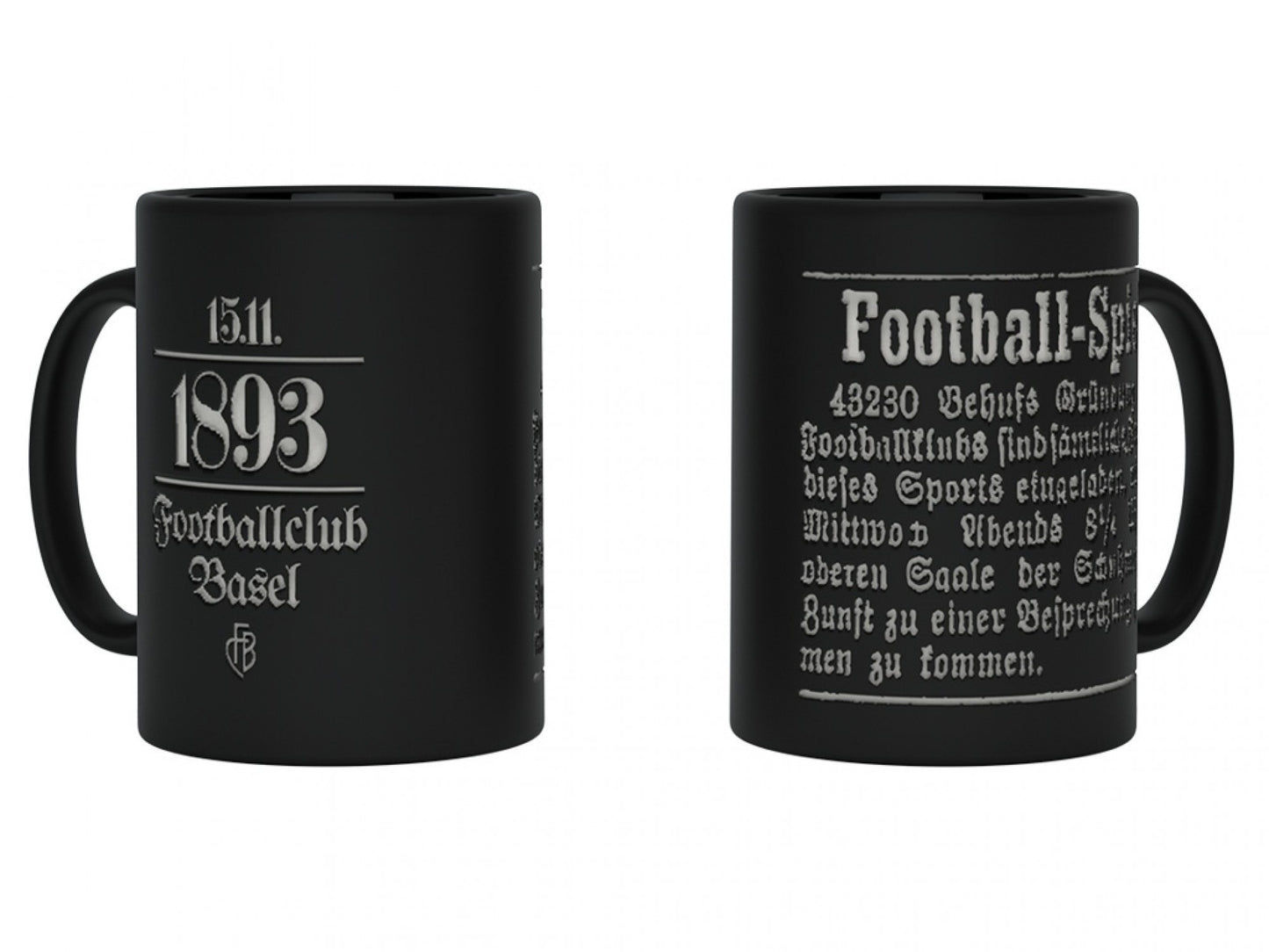 Tasse schwarz 1893